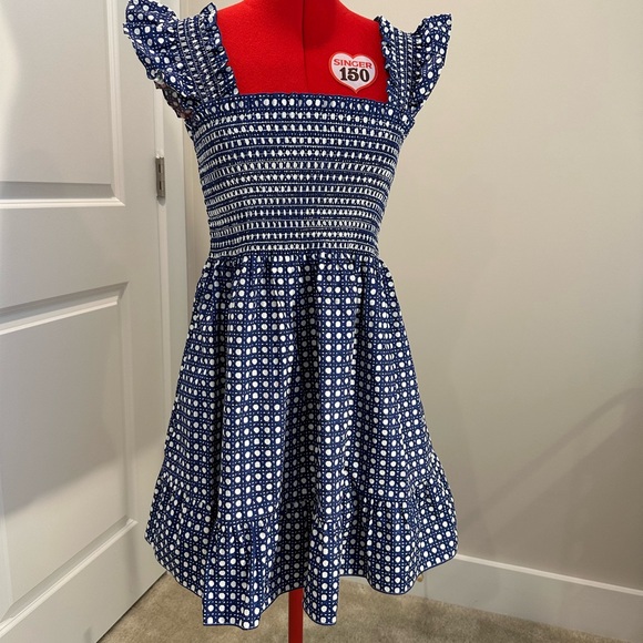 Hill House Blue and White Mini Dress - Picture 4 of 6